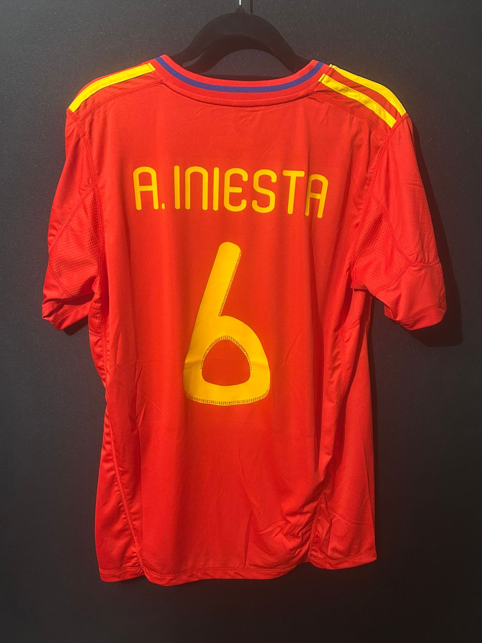 Iniesta Spanje WK 2010 Thuisshirt