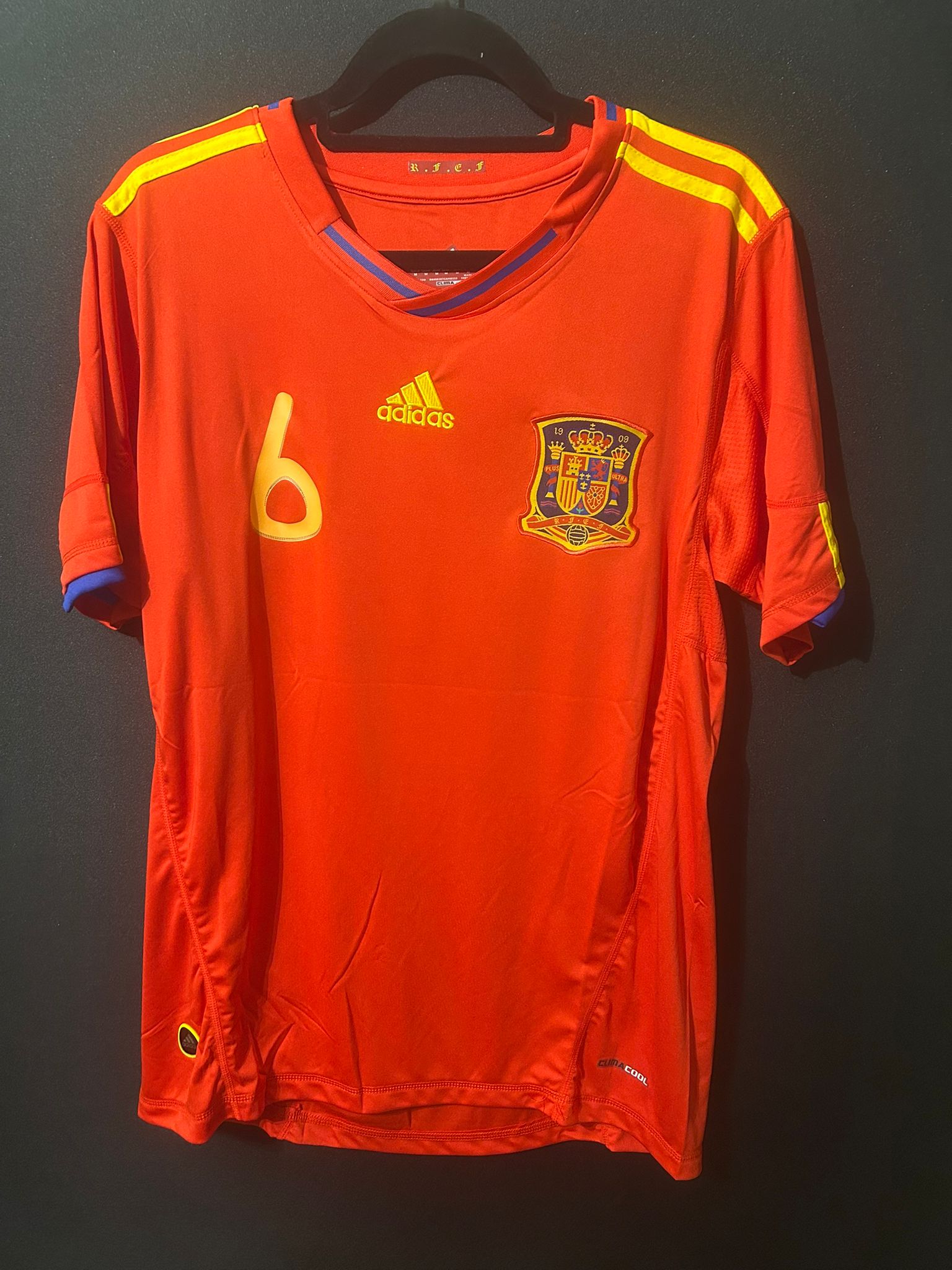 Iniesta Spanje WK 2010 Thuisshirt