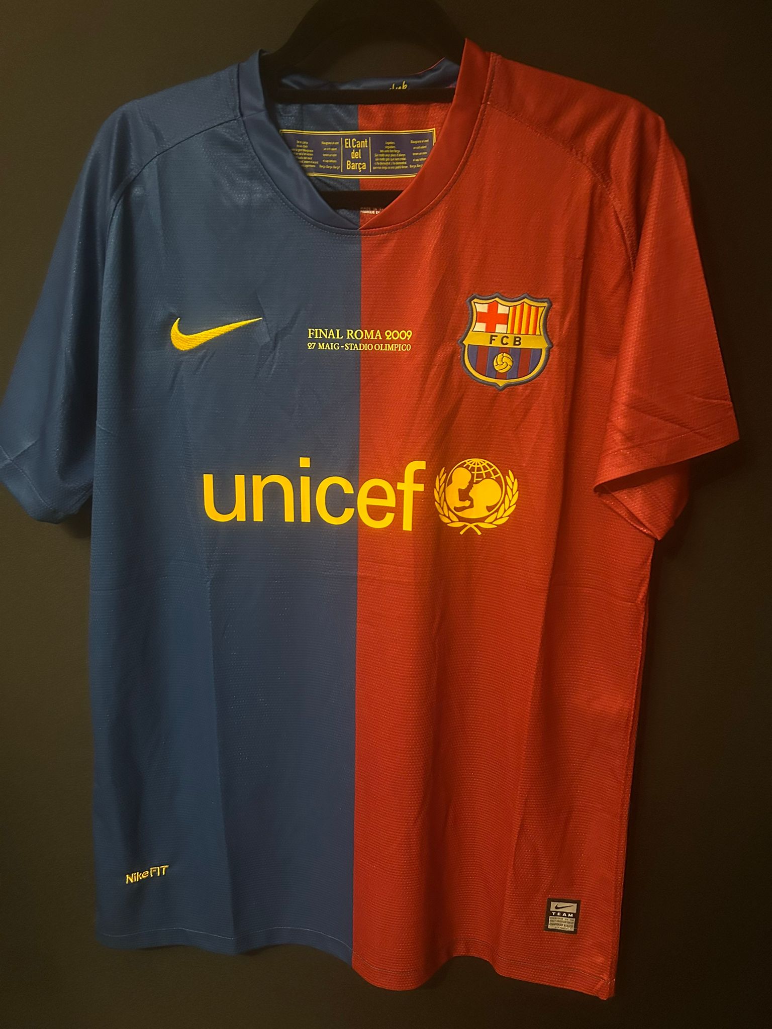 FC Barcelona Thuisshirt CL Finale 2009 Carles Puyol