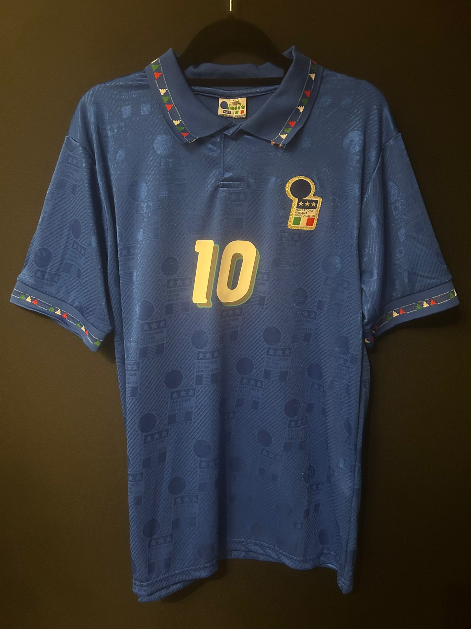 Italië WK Thuisshirt 1982 R.Baggio