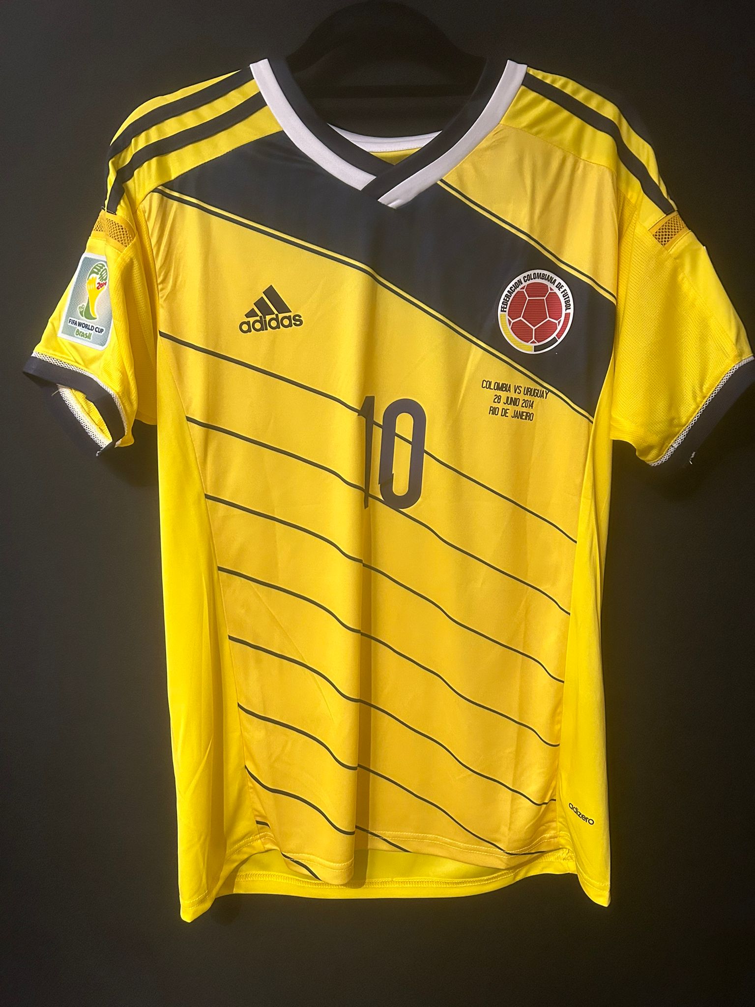 Colombia WK 2014 Thuisshirt James Rodríguez