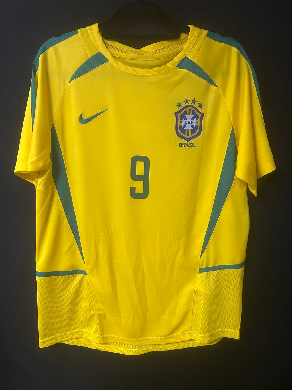 Brazilië WK 2002 Thuisshirt Ronaldo