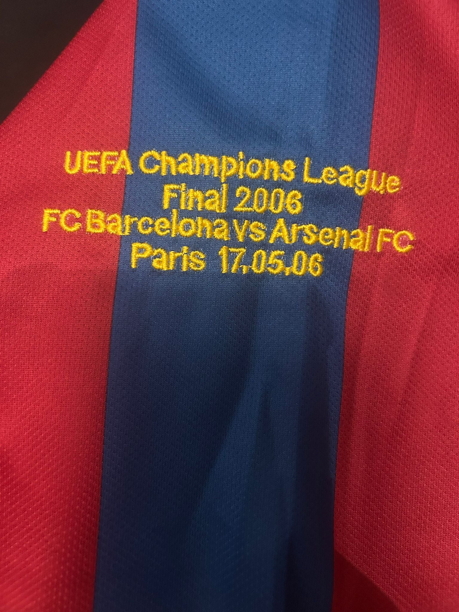 FC Barcelona Thuisshirt CL Finale 2006 Eto'o